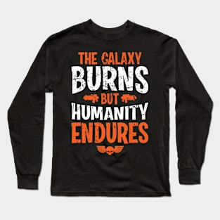 Humanity Endures - Flames of Resilience Long Sleeve T-Shirt